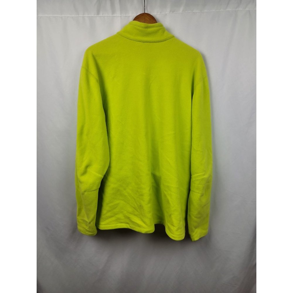 Eddie Bauer Ascent Full Zip Long Sleeve Fleece Lime Green Outdoor Size 2XL - Picture 9 of 9